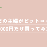 ただの主婦がビットコイン買ってみた
